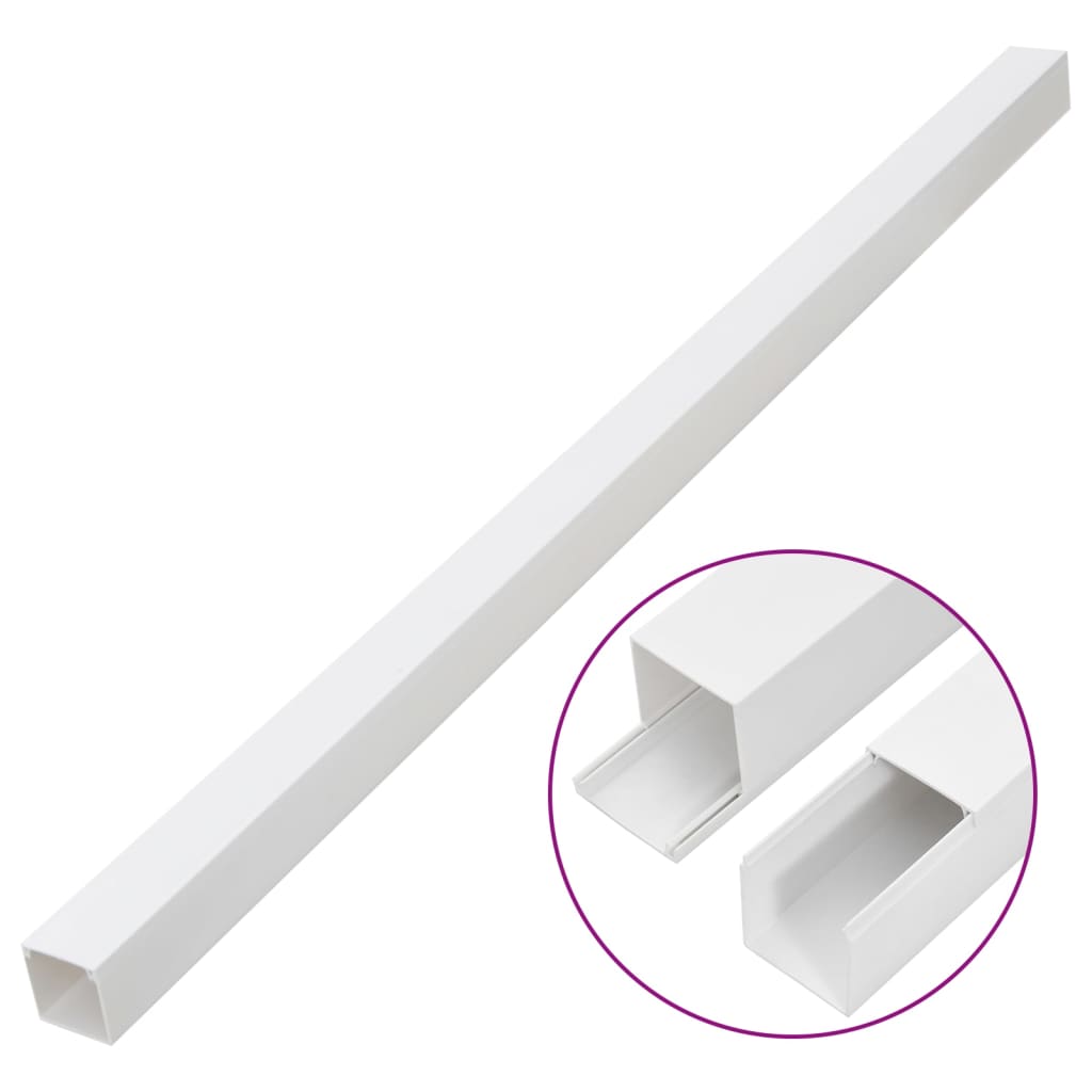 Cable Trunking 3.9x2.4 32.8' PVC