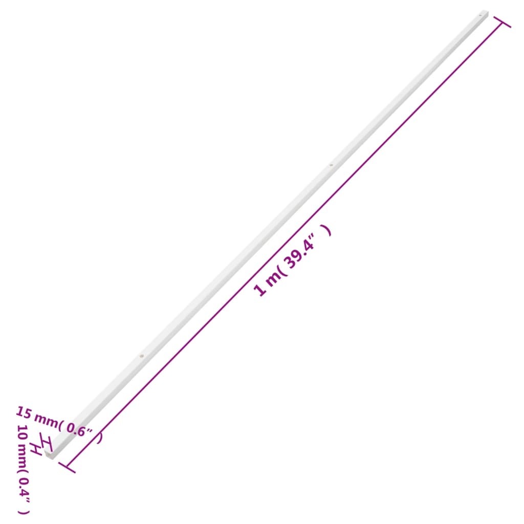 Cable Trunking 0.6x0.4 98.4' PVC