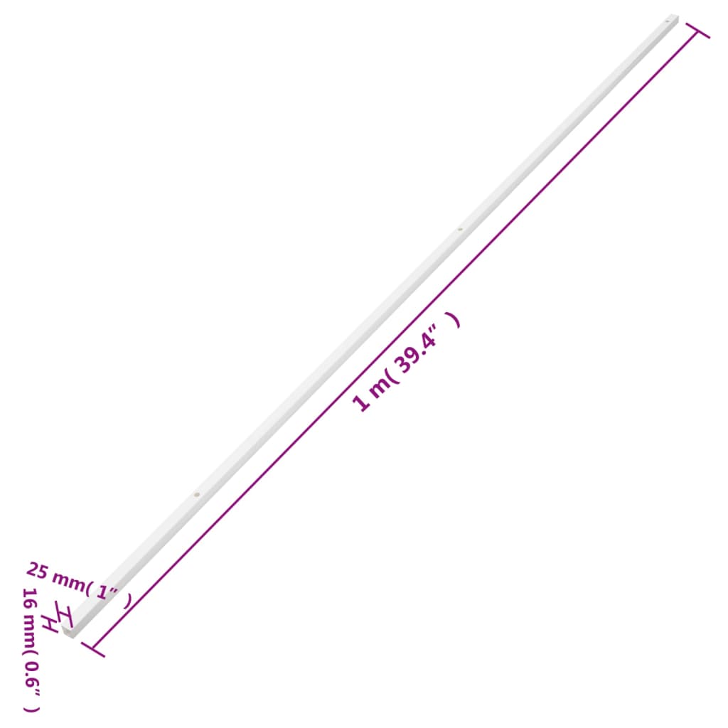 Cable Trunking 1x0.6 98.4' PVC