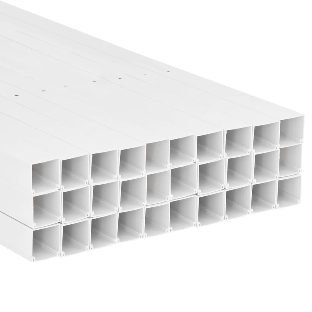 Cable Trunking 2.4x1.6 98.4' PVC