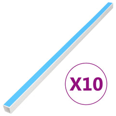 Cable Trunking Self-Adhesive 0.8x0.4 32.8' PVC