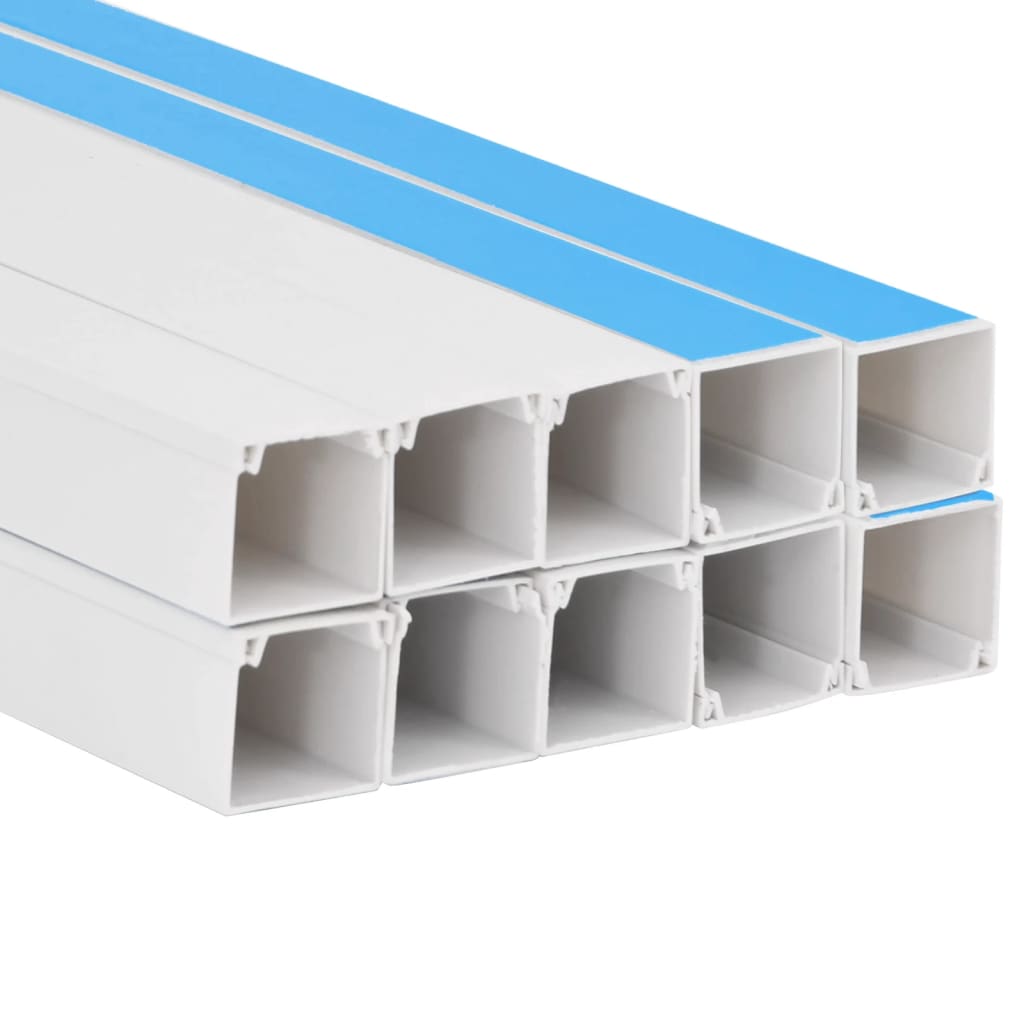 Cable Trunking Self-Adhesive 0.8x0.4 32.8' PVC
