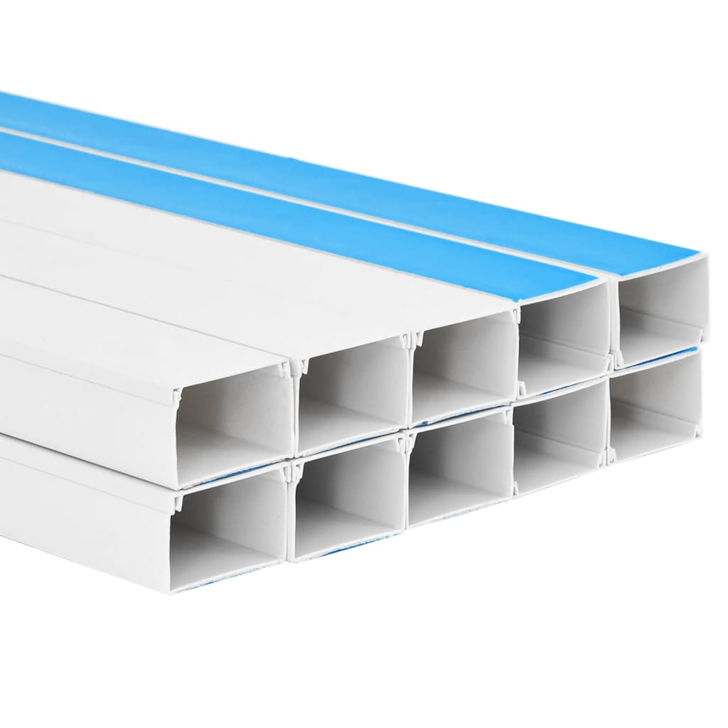 Cable Trunking Self-Adhesive 3.9x2.4 32.8' PVC