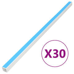 Cable Trunking Self-Adhesive 1.2x0.8 98.4' PVC