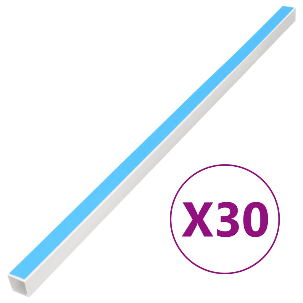 Cable Trunking Self-Adhesive 1x0.6 98.4' PVC