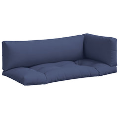 Pallet Cushion Set of 3 Navy Blue 100% polyester (Oxford fabric)