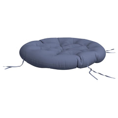 Round Cushion Navy Blue Ø 39.4x4.3 Oxford Fabric