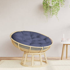 Round Cushion Navy Blue Ø 39.4x4.3 Oxford Fabric