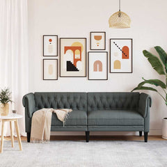 Chesterfield Sofa Dark Grey