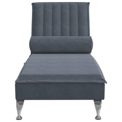 Massage Chaise Lounge Dark Grey