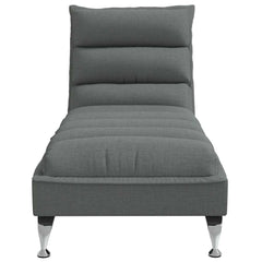 Massage Chaise Lounge Dark Grey