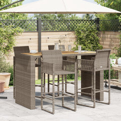 Garden Bar Table Grey