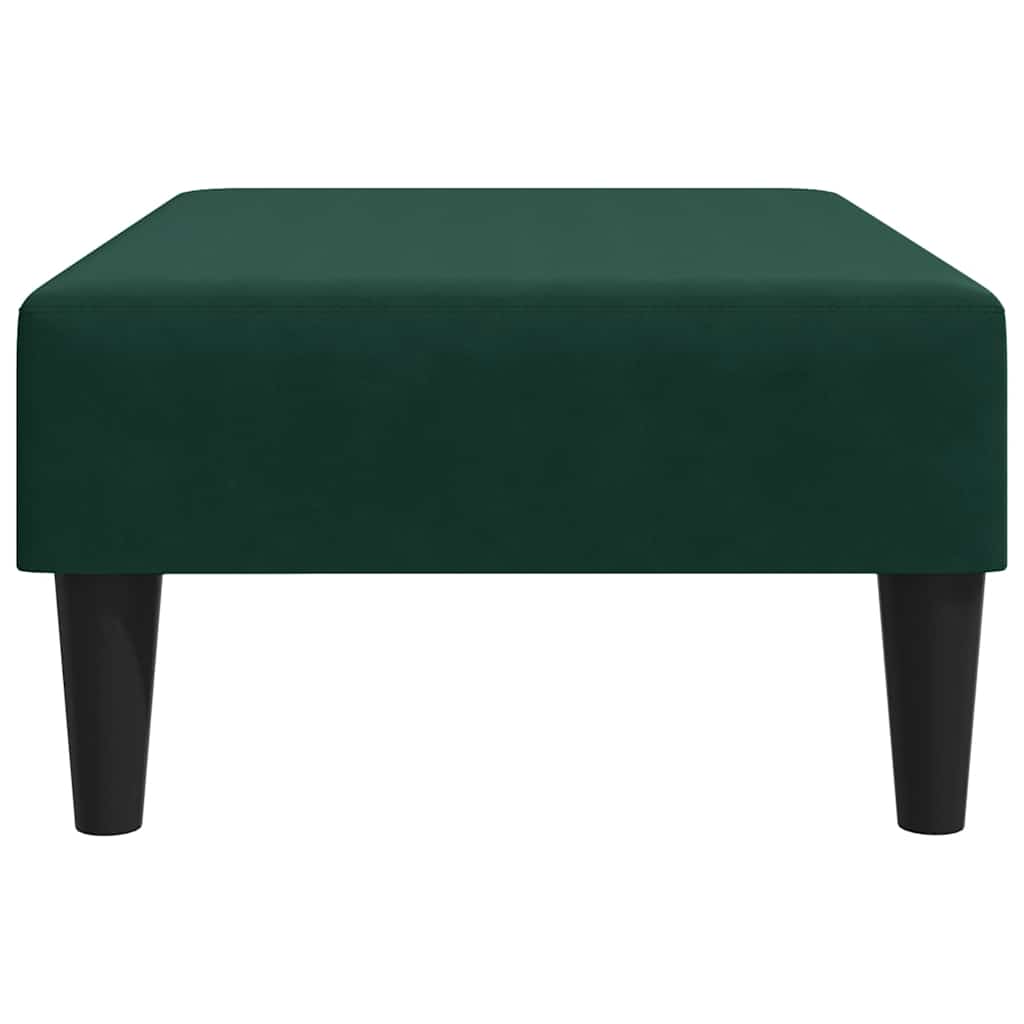 Footstool Dark green Velvet Compact Simple Footstool – Bostome