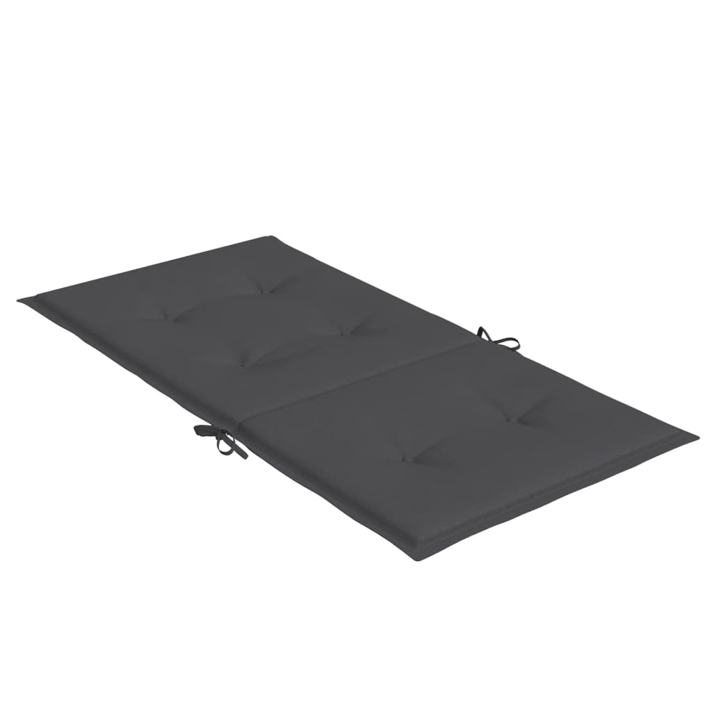 Four melange anthracite fabric cushions for lowback chairs, designed for comfort and durability.