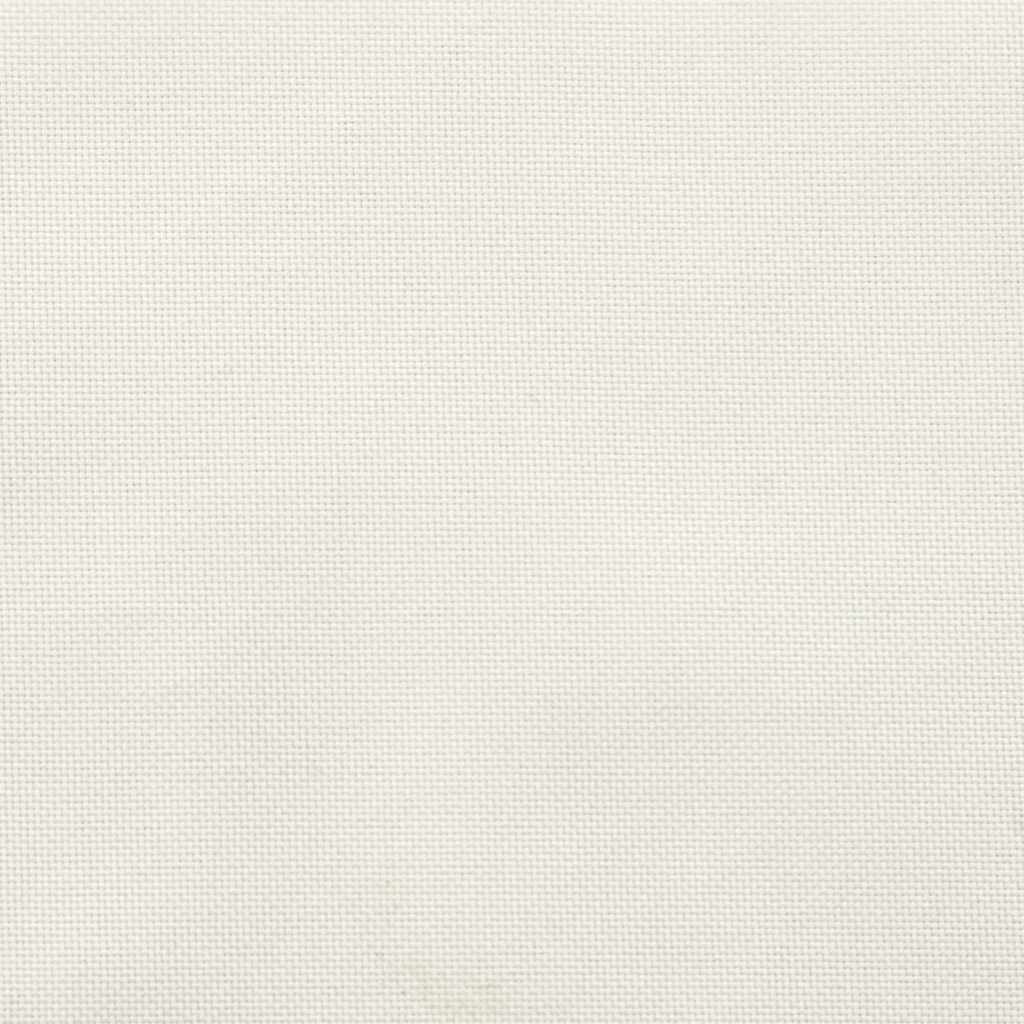 Cream melange deck chair cushion made of polyester with foam fiber filling.