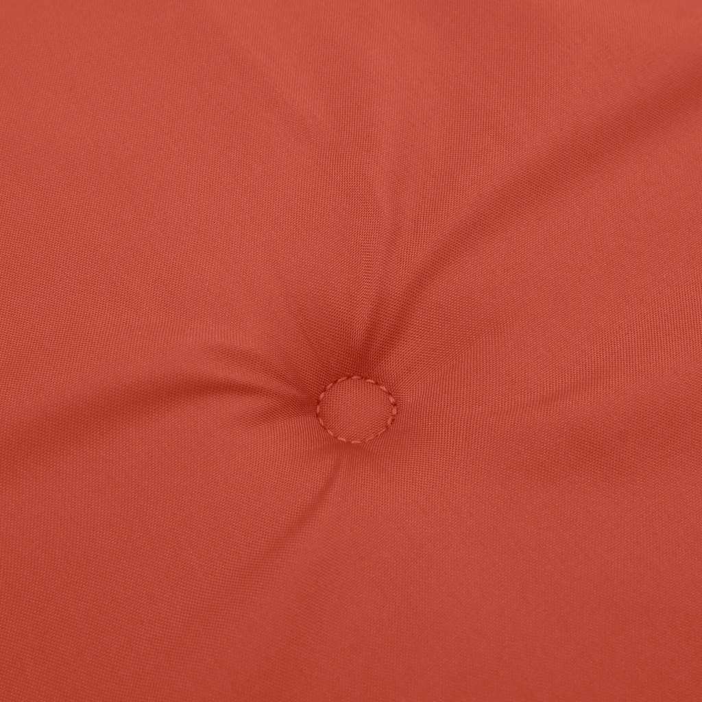 Bostome Melange Red Deck Chair Cushion made of durable polyester with foam fiber filling.
