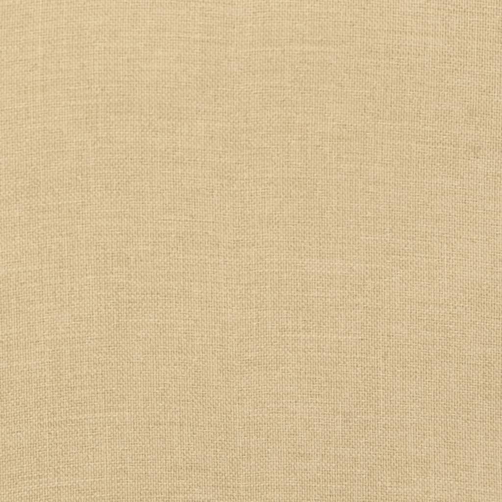Beige melange sun lounger cushion, 78.7x23.6x1.6 inches, with ties and non-slip design.