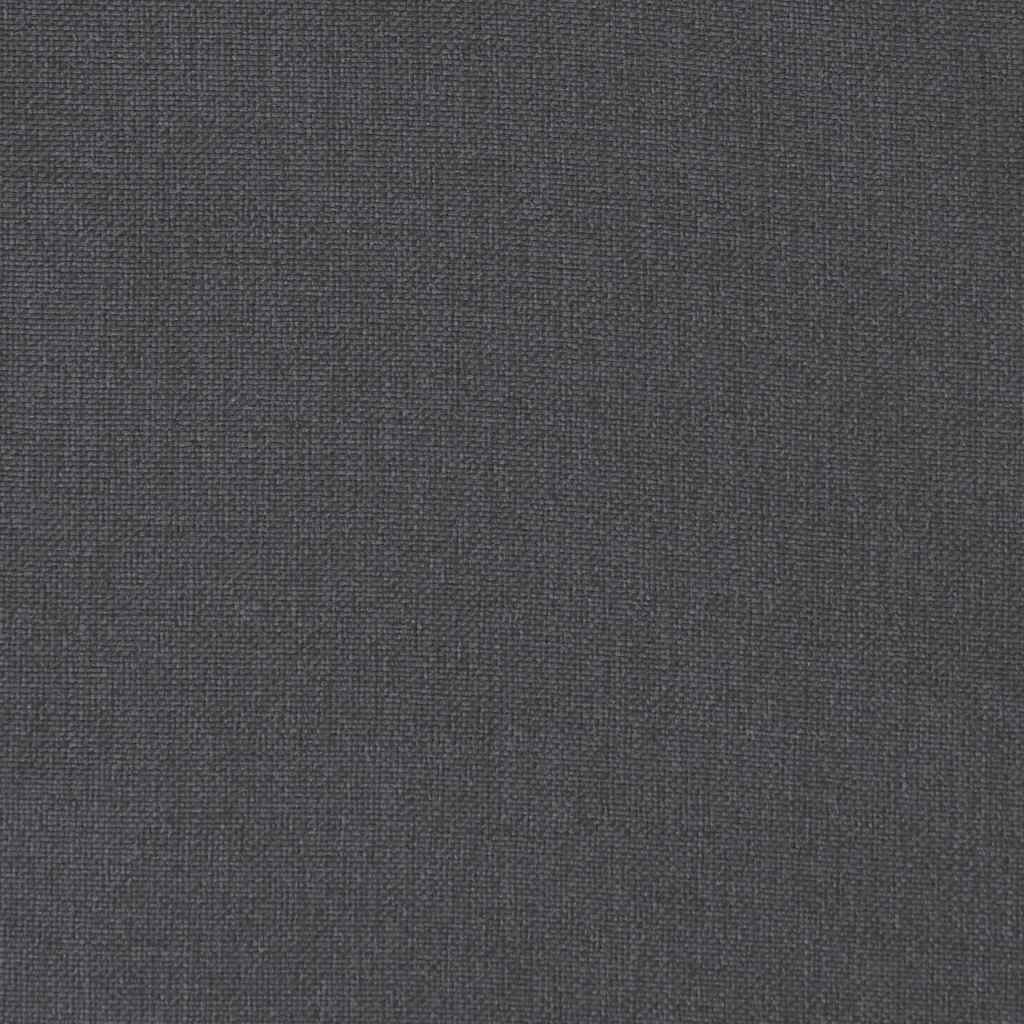Two anthracite melange polyester pallet cushions, one seat and one back.