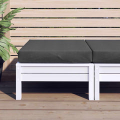 Pallet Cushion Melange Anthracite 100% Polyester
