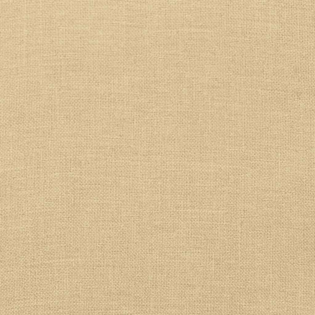 Beige melange polyester pallet cushion, 23.6x23.6x3.7 inches.