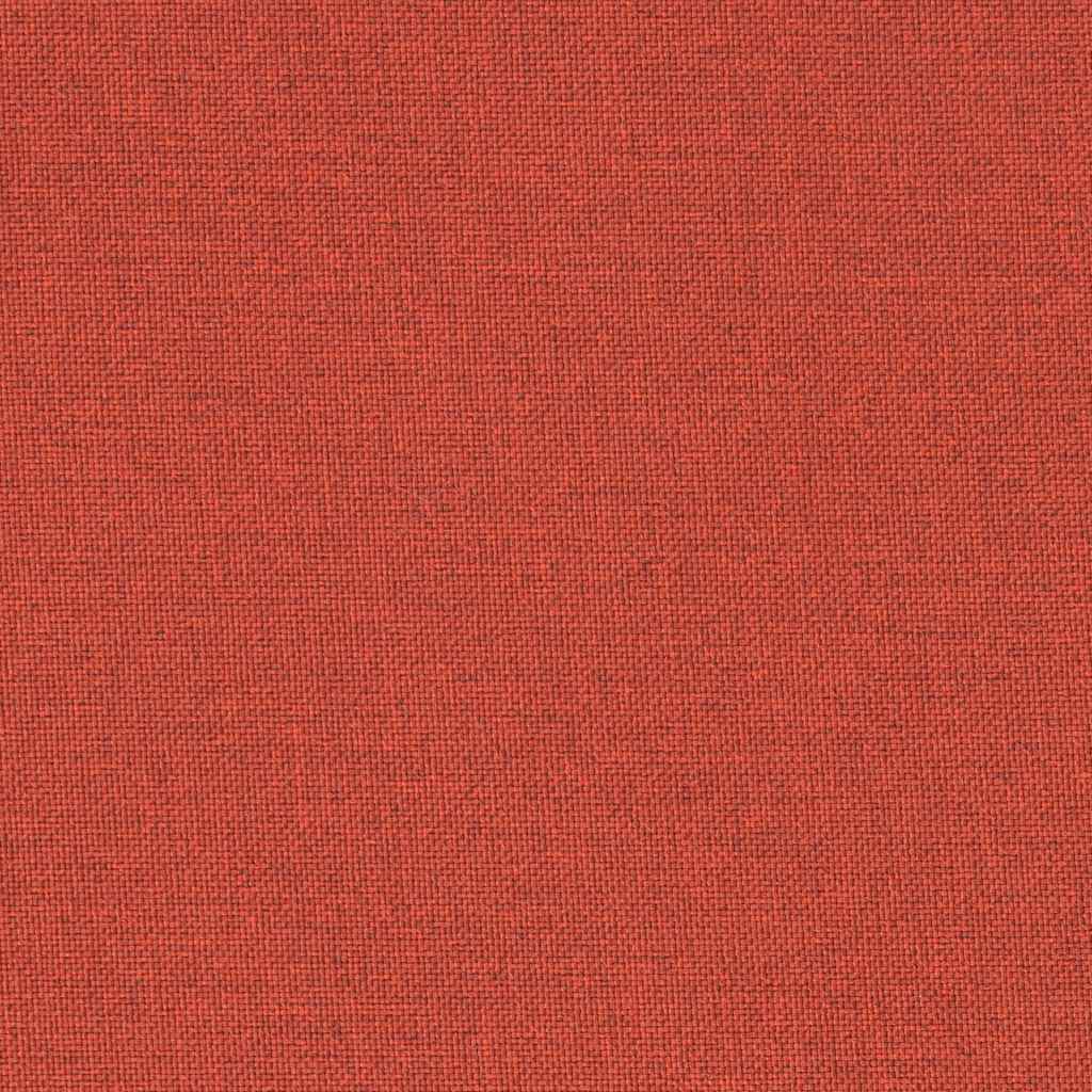 Square red melange polyester cushion, 23.6x23.6x3.7 inches, for pallet seating.