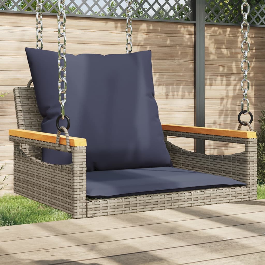 Patio Swing Bench Gray