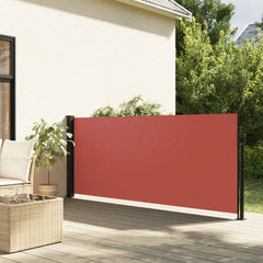 Retractable Side Awning Terracotta 100% Polyester with PU coating