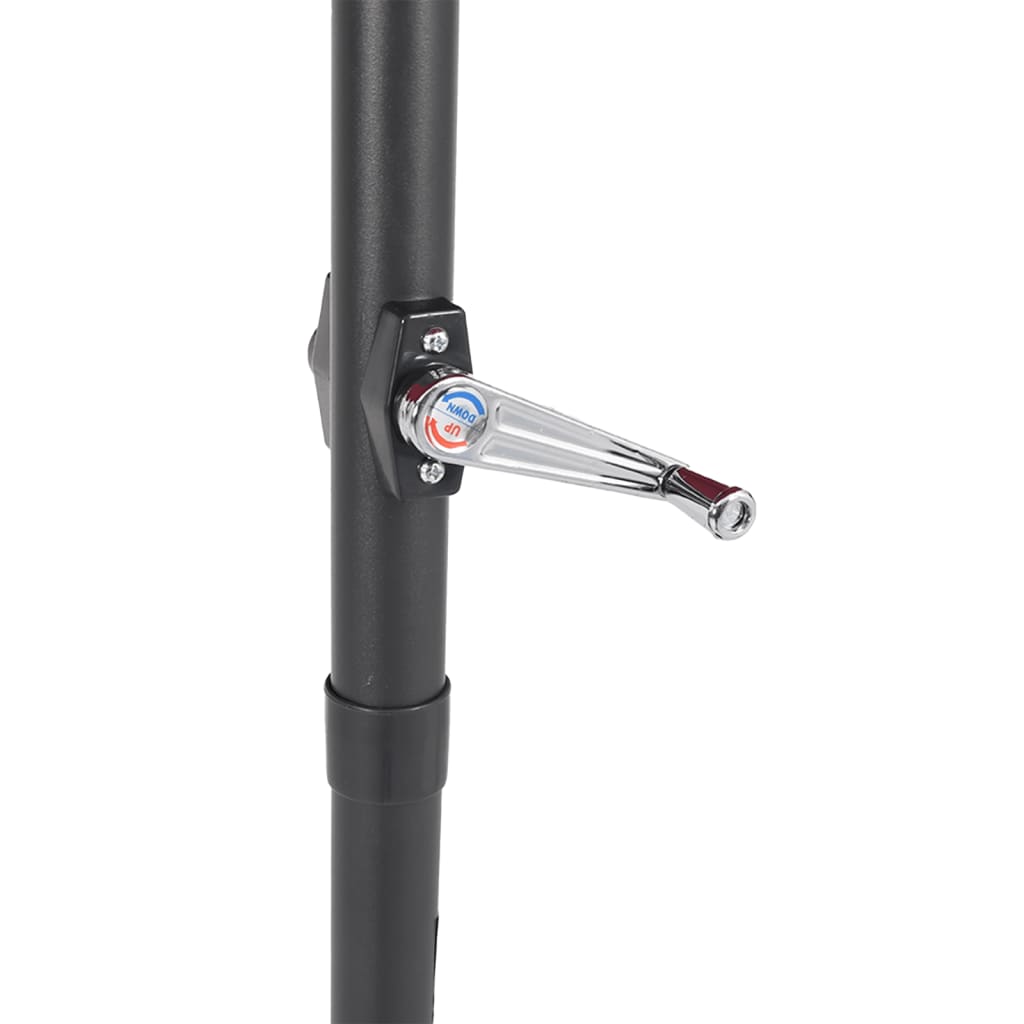 Garden Parasol with Steel Pole White 88.6x88.6x83.5