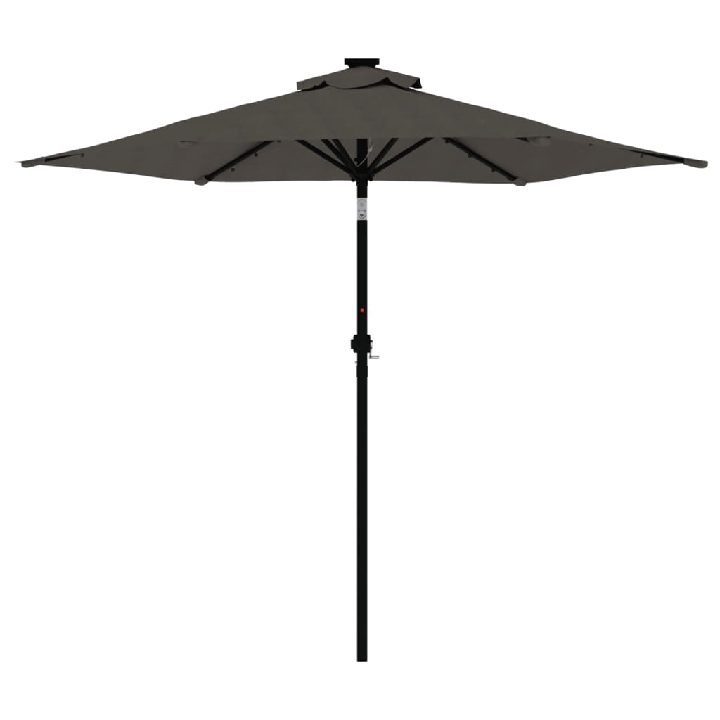Garden Parasol with Steel Pole Anthracite 88.6x88.6x83.5