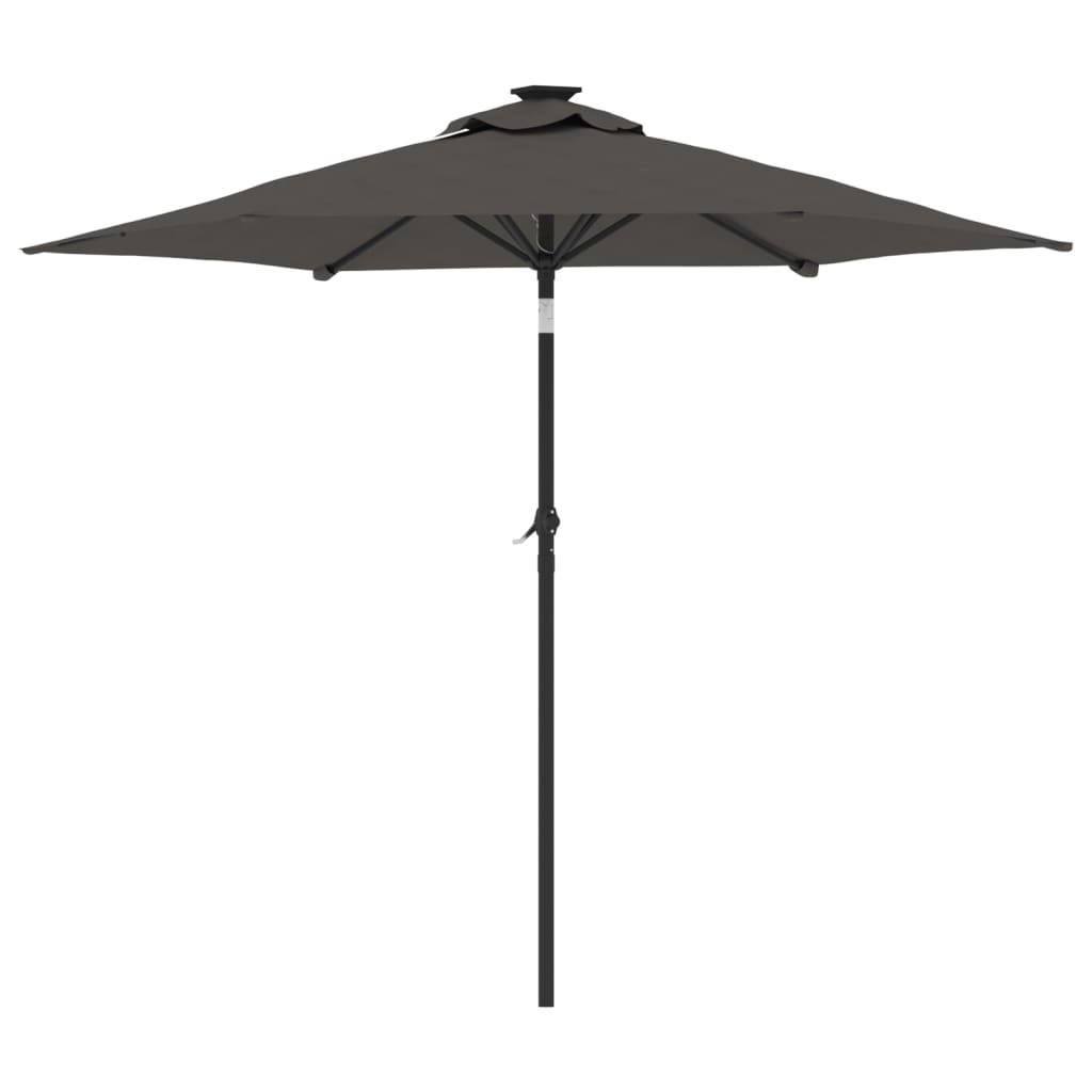 Garden Parasol with Steel Pole Anthracite 88.6x88.6x83.5