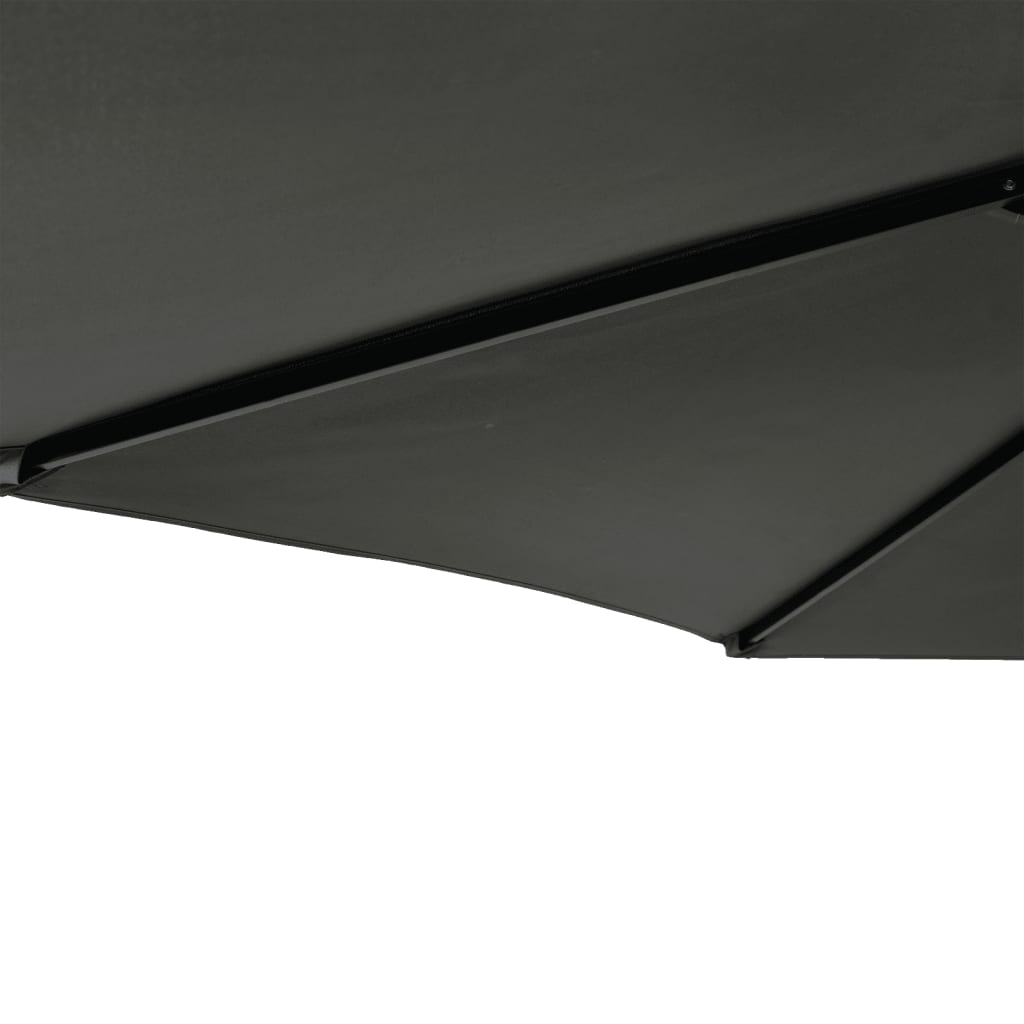 Garden Parasol with Steel Pole Anthracite 88.6x88.6x83.5
