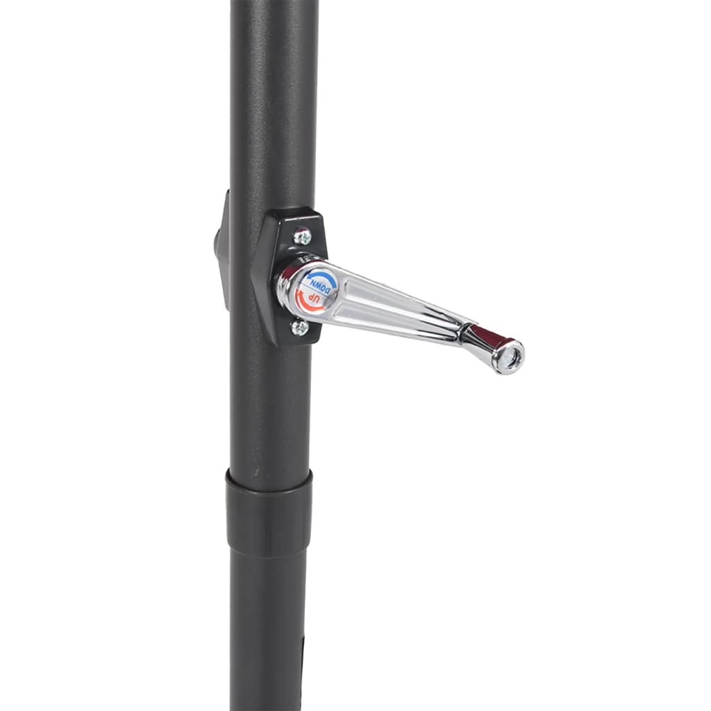 Garden Parasol with Steel Pole Anthracite 88.6x88.6x83.5