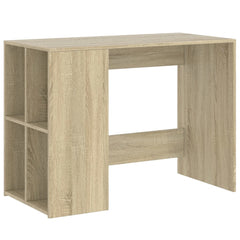 Desk Sonoma Oak Engineered Wood Medium Desk Rectangular