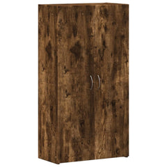 File Cabinet Smoked Oak 23.6x12.6x45.3 Engineered Wood
