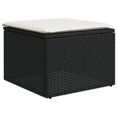 Garden Sofa Set Black, Cream White