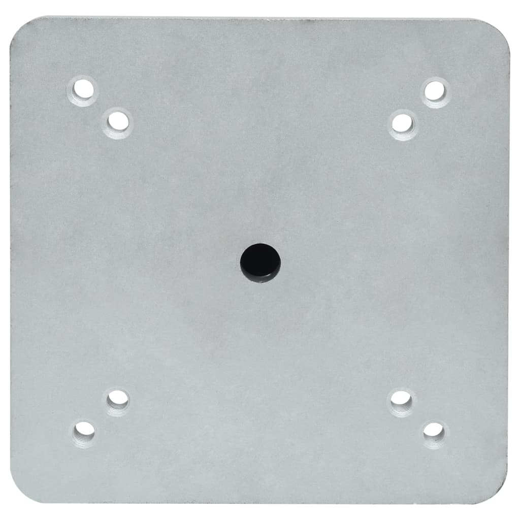 In-Ground Parasol Base with Rod 6.3x6.3x20.5 Steel
