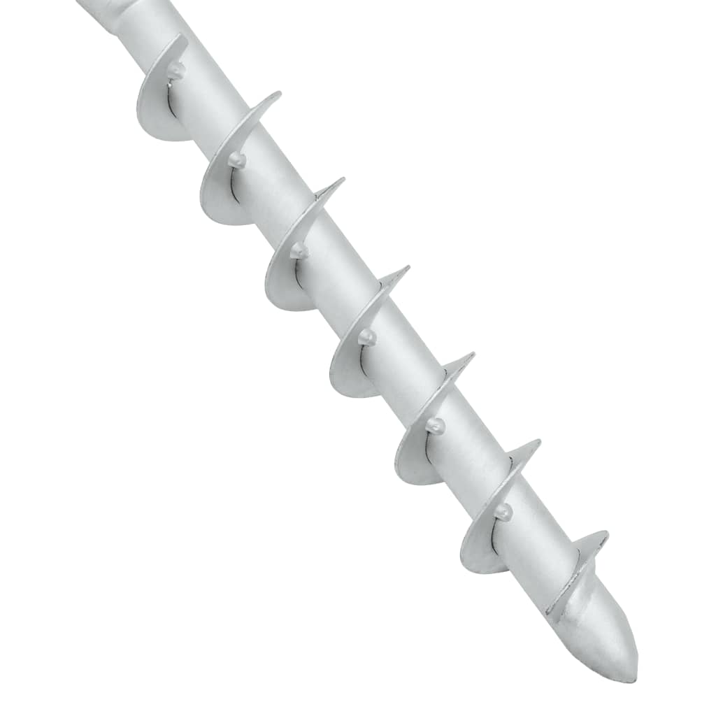 In-Ground Parasol Base with Rod 6.3x6.3x20.5 Steel