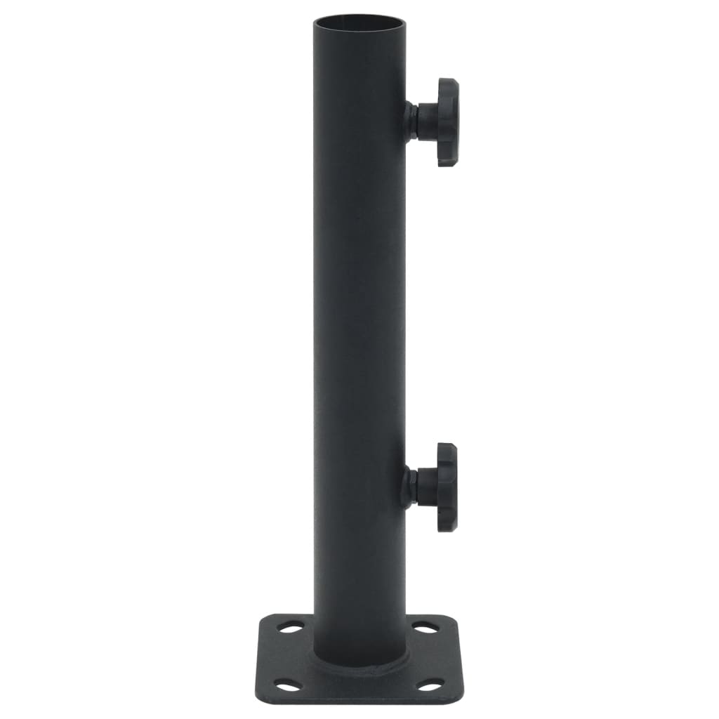 Parasol Base for ??1.3/1.3/1.5 Pole Matt Black Steel