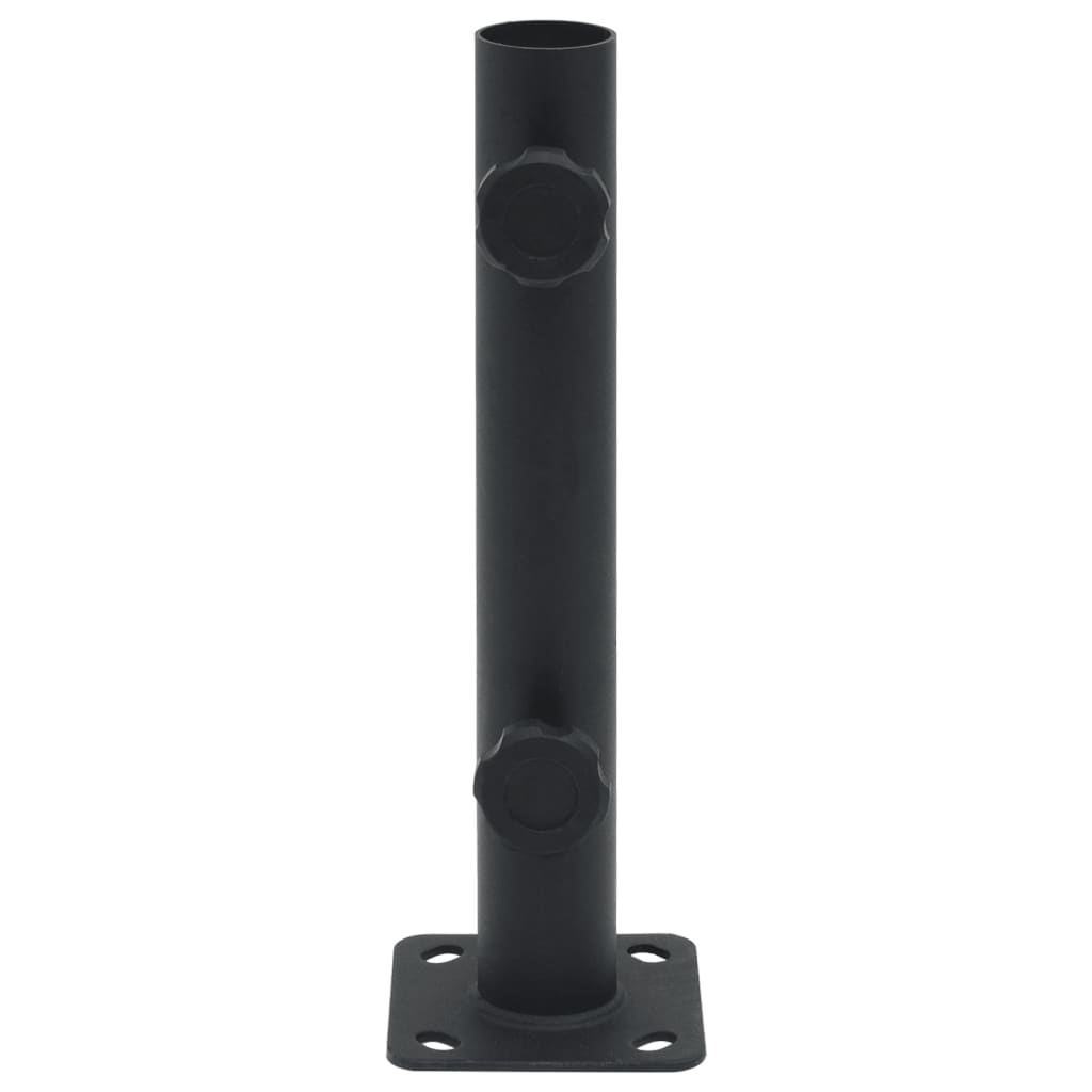 Parasol Base for ??1.3/1.3/1.5 Pole Matt Black Steel