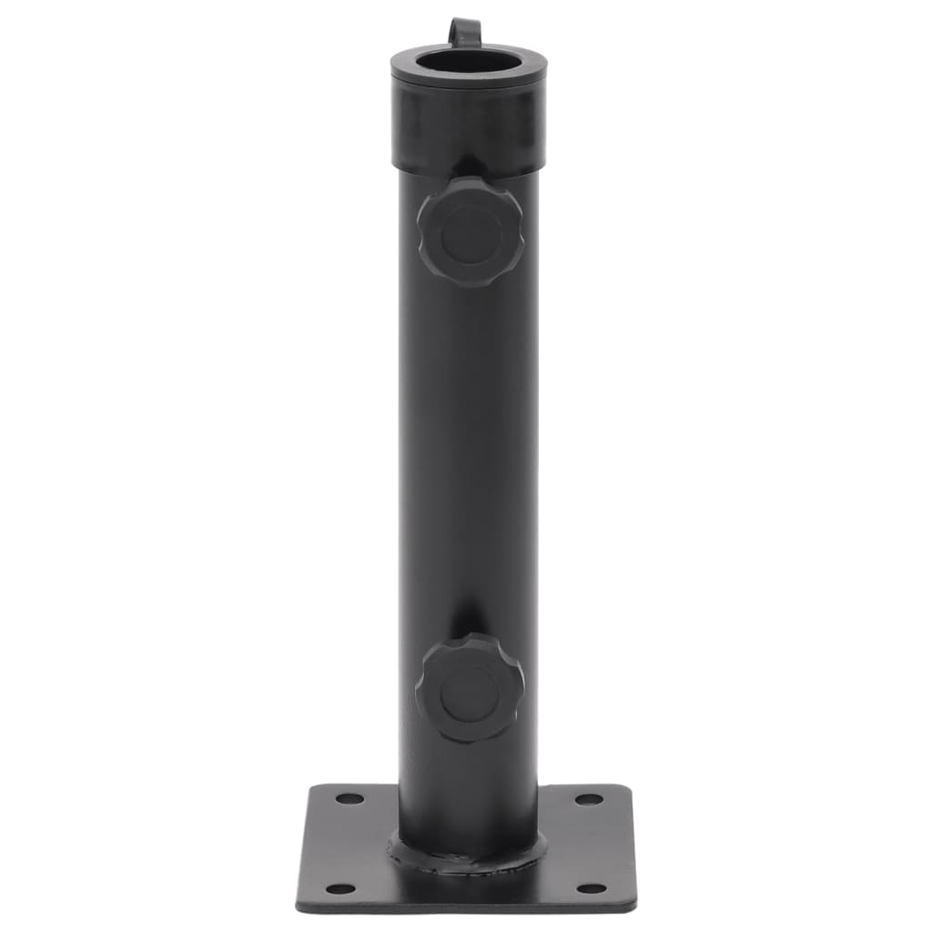 Parasol Base for ??1.5/1.9 Pole Matt Black Steel