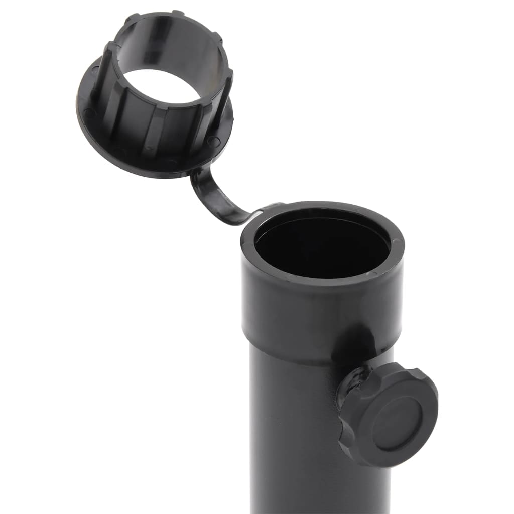 Parasol Base for ??1.5/1.9 Pole Matt Black Steel