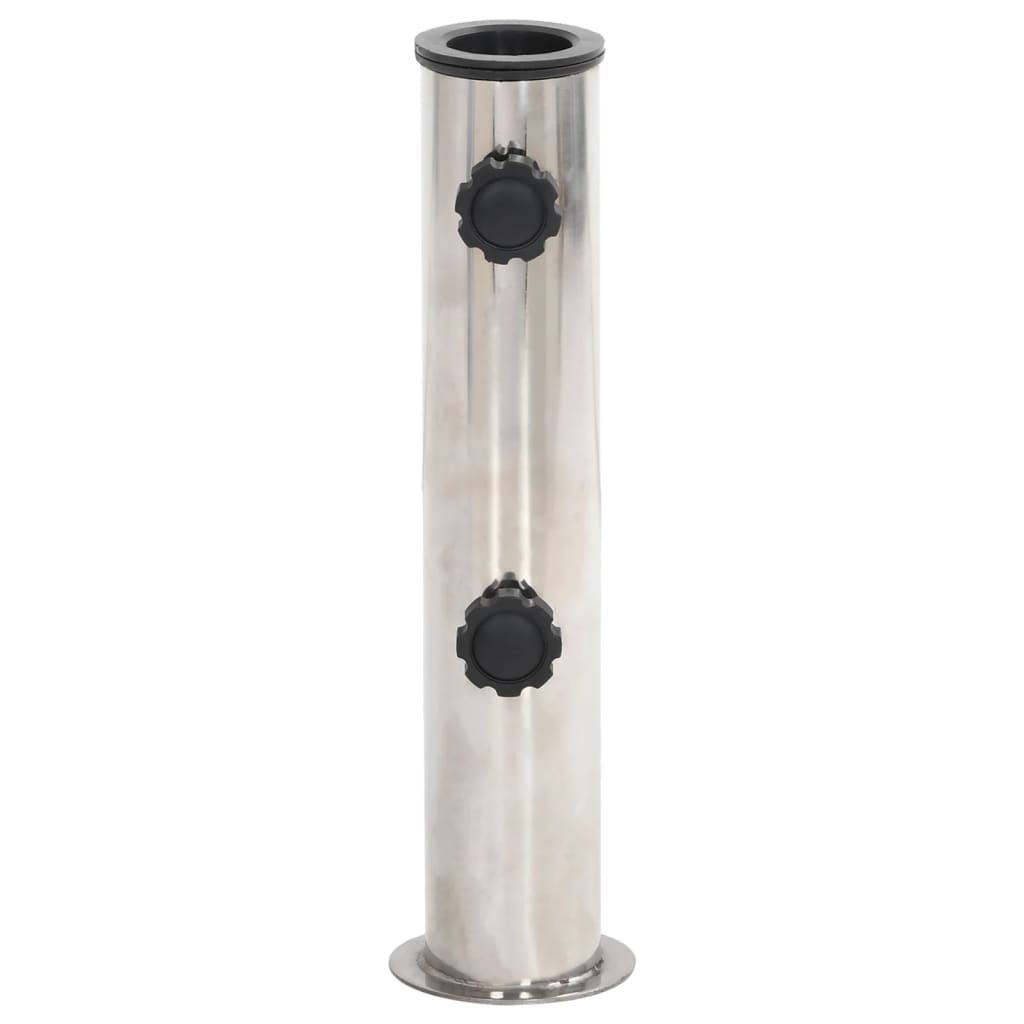 Parasol Base for ??1.5/1.9 Pole Silver Stainless Steel