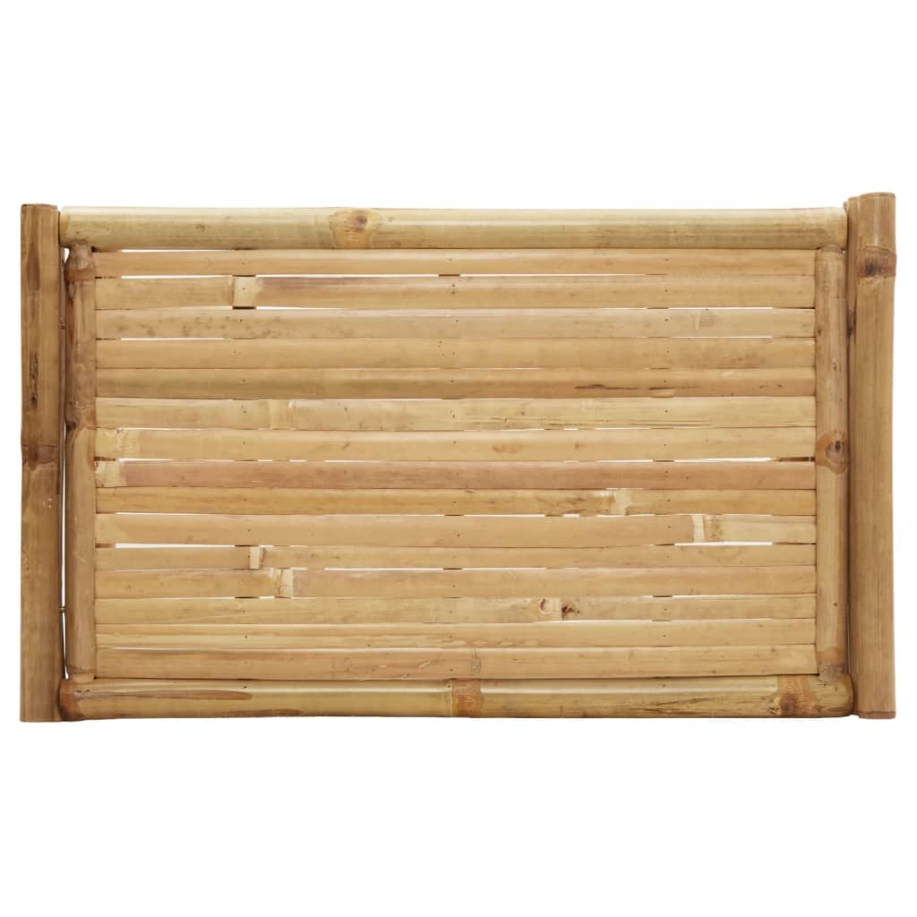 Bostome bamboo folding tray table, 27.8x16.7x31.5 inches, with slatted top.