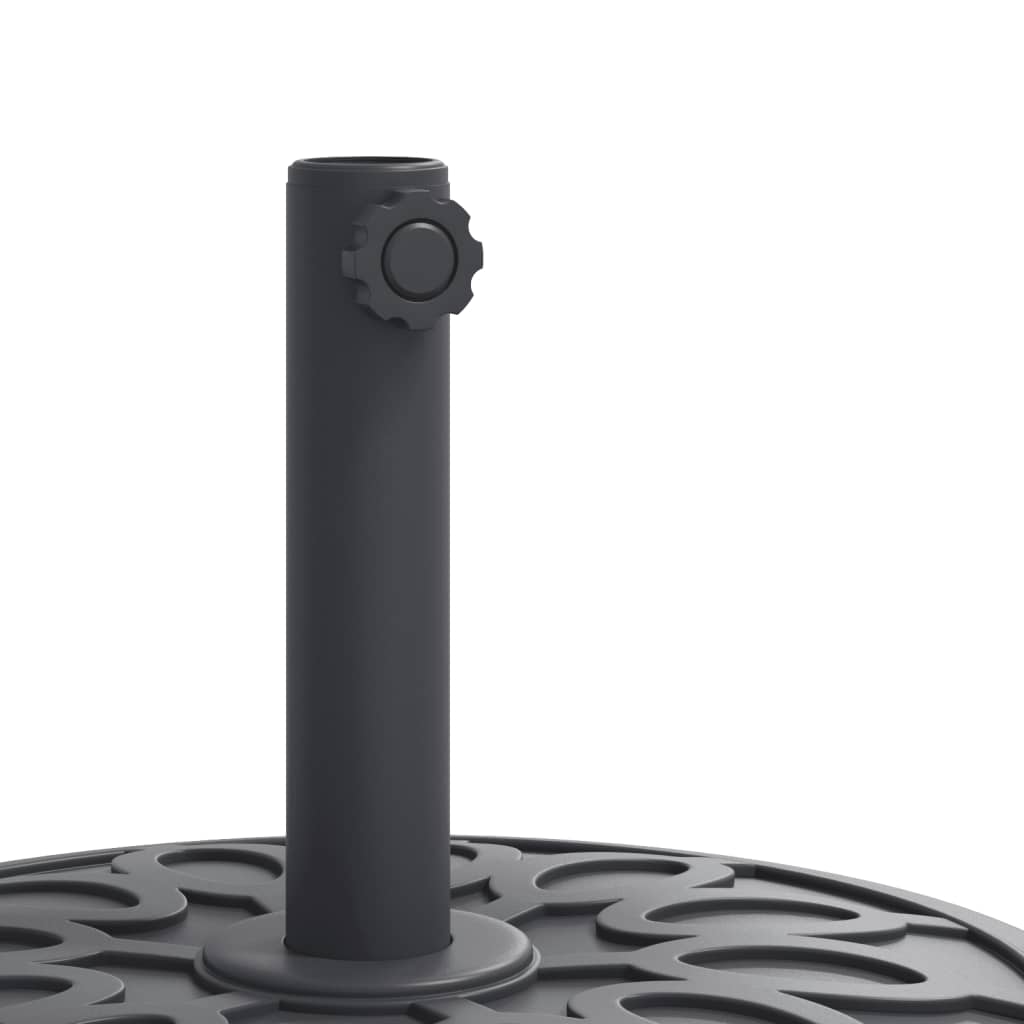 Parasol Base with Wheels for ??1.5/1.9 Poles 59.5 lb Round