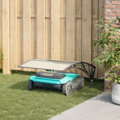 Robot Mower Garage Black 31.5x39.8x18.1