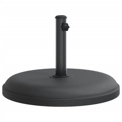 Parasol Base Black Plastic and concrete base, iron tube Universal