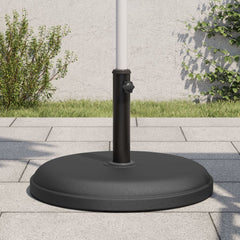 Parasol Base Black Plastic and concrete base, iron tube Universal