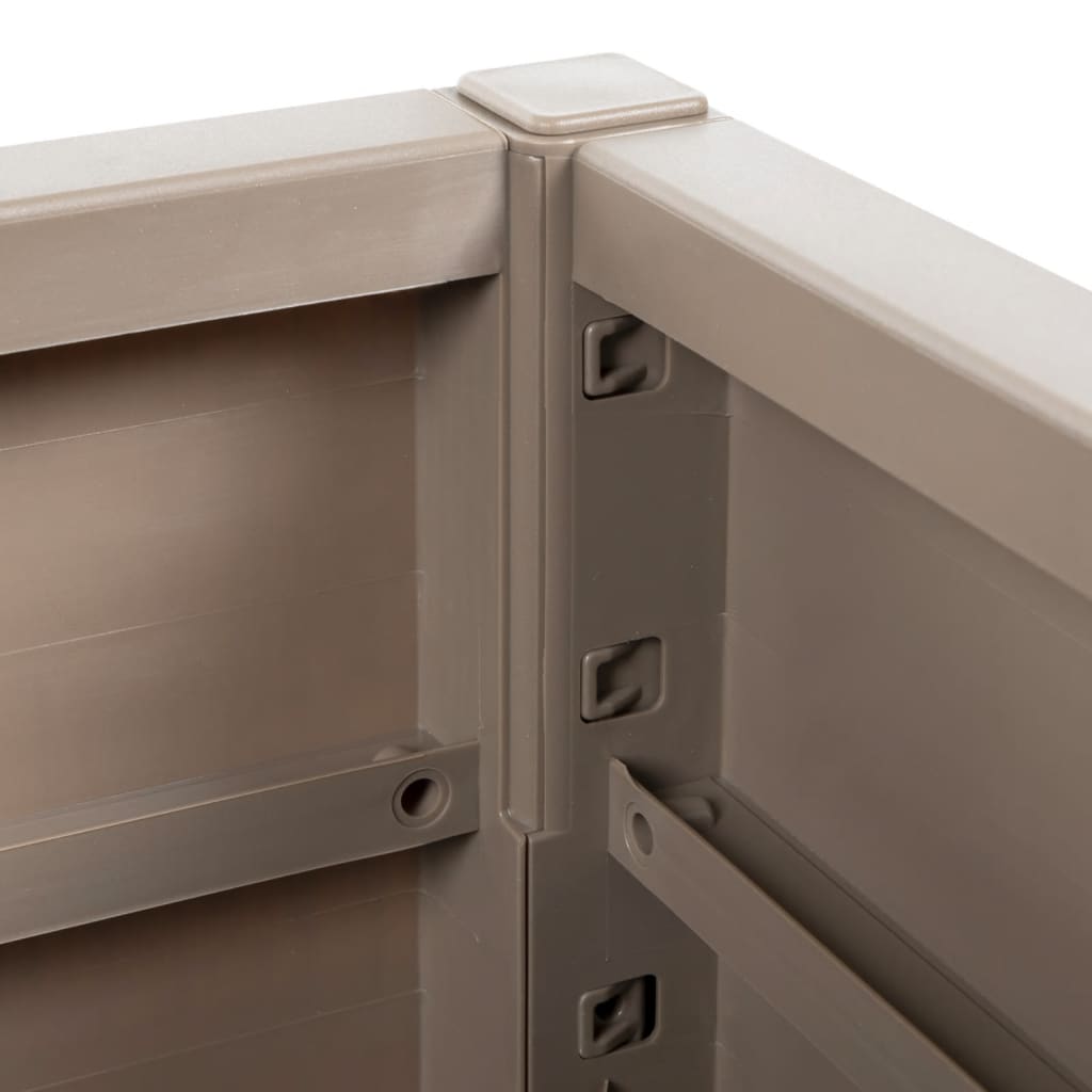 Garden Planter Light Brown 31.5x14.2x13.8 PP