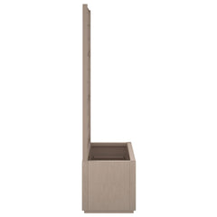 Garden Planter with Trellis Light Brown 31.5x14.2x55.1 PP