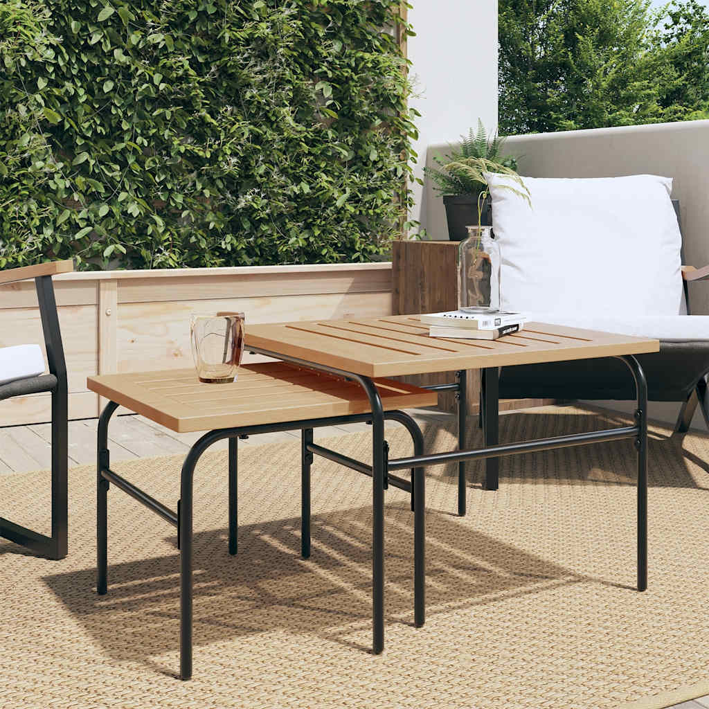 Garden Nest Of Coffee Table Set of 2 Brown and Black